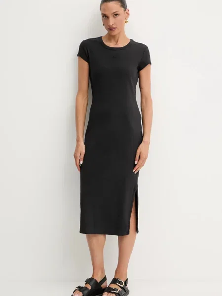 BOSS Orange rochie mini mulată negru