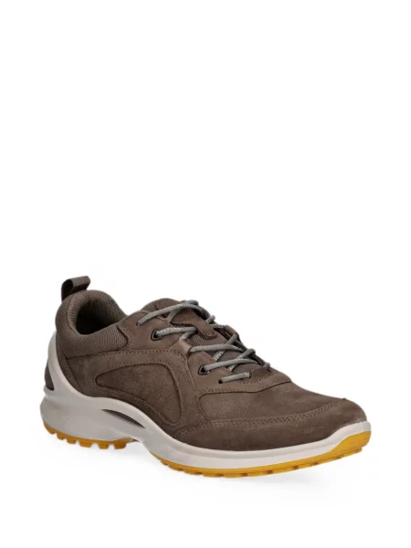 Sneakerși Ecco din piele maro
