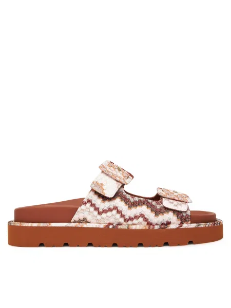 Чехли Missoni Clea кафяво
