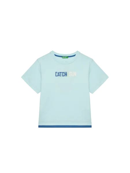 United Colors Of Benetton Póló Regular Fit kék