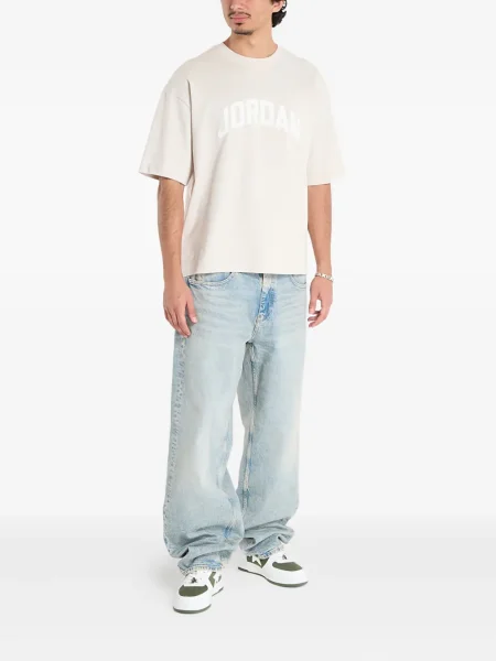 Tricou Jordan cu imagine alb