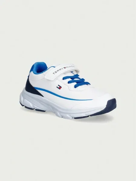 Tommy Hilfiger sneakers pentru copii alb
