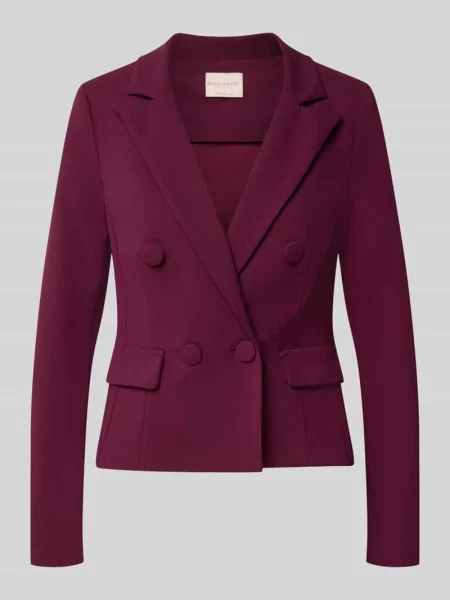 Żakiet o kroju slim fit z kołnierzem z połami Rinascimento