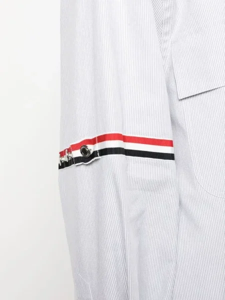 Cămașă Thom Browne cu dungi gri