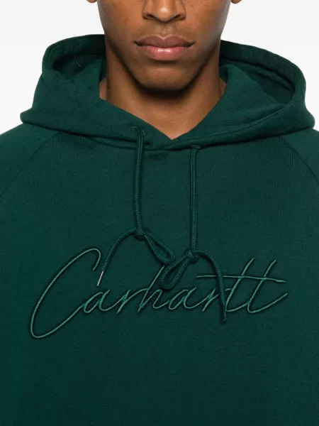 Hoodie Carhartt Wip με κέντημα πράσινο