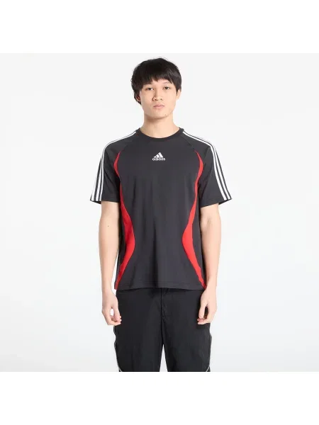 Póló adidas Teamgeist Tee Black/ Better Scarlet L fekete
