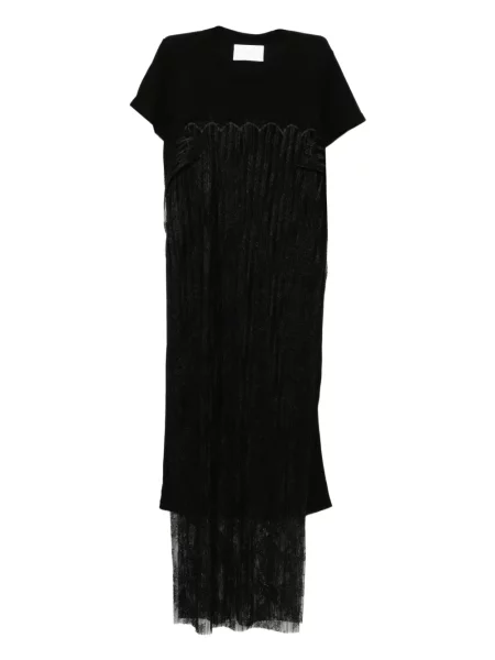 Odgovarati haljina Quetsche s čipkom crna