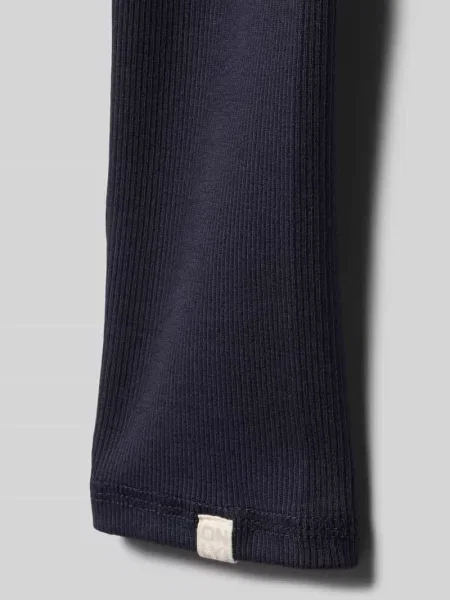 Legginsy o kroju slim fit z mieszanki bawełny model ‘TRINNY LIFE’ Only granatowe