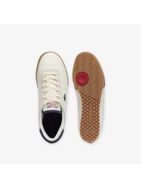 Lacoste Skórzane Sneakersy Aura biały