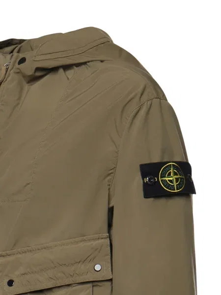 Μπουφάν Stone Island με κουκούλα πέτρες