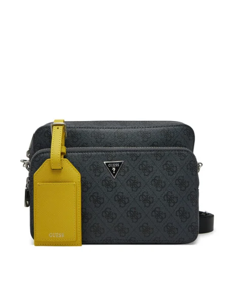 Чанта през рамо Guess MILANO HMMILO сиво