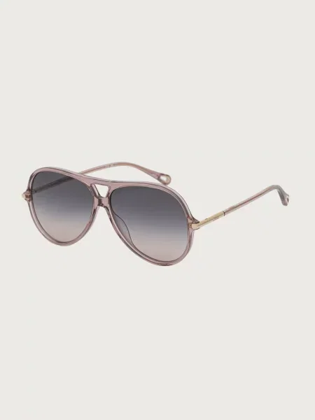 Chloe γυαλιά ηλίου aviator γυναικεία ροζ