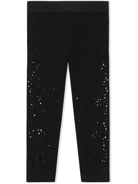 Legginsy dziecięce Dolce And Gabbana czarne