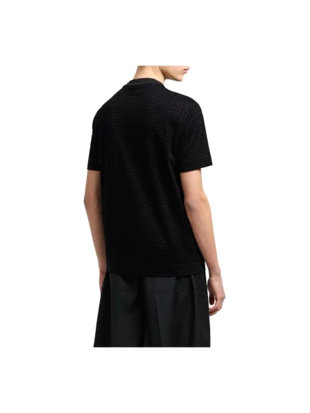 Koszulka Emporio Armani z krótkim rękawem czarna