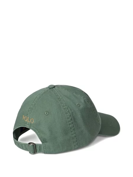 Șapcă Polo Ralph Lauren din fleece cu dungi cu volane albastru