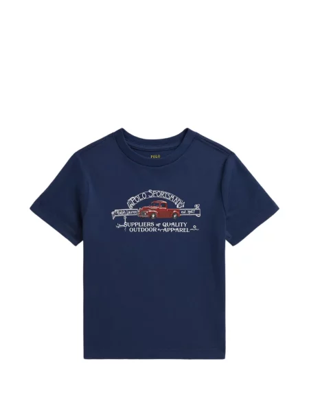 Koszulka polo dziecięca Polo Ralph Lauren niebieska