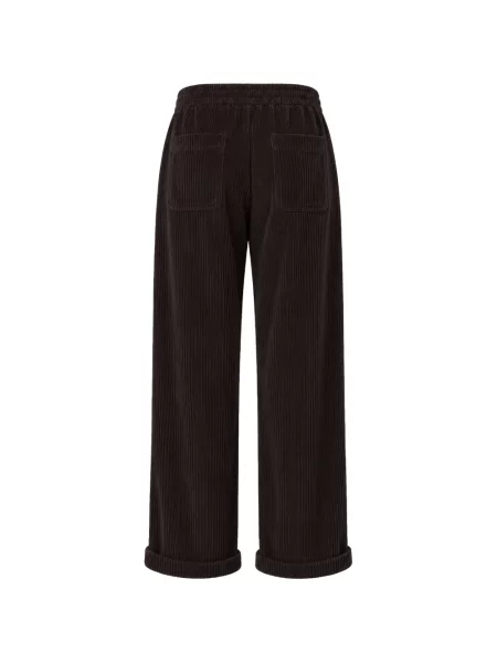 Pantaloni Labo Art de catifea cord maro