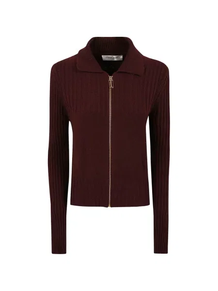 Cardigan Victoria Beckham tricotate roșu