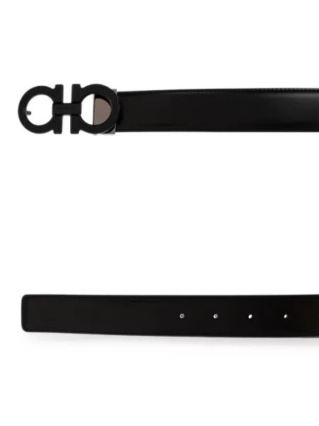 Cu centură reversibil curea Ferragamo negru