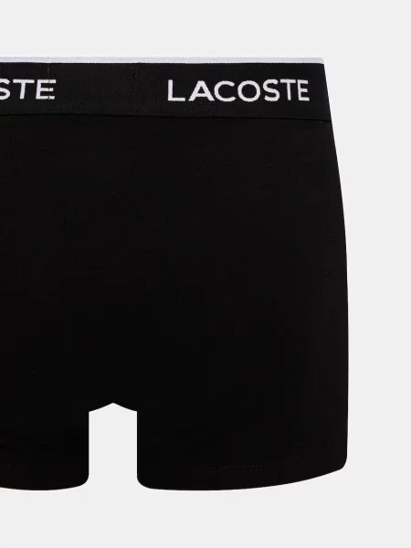 Lacoste testhezálló boxeralsó férfi elasztánnal csomag fekete