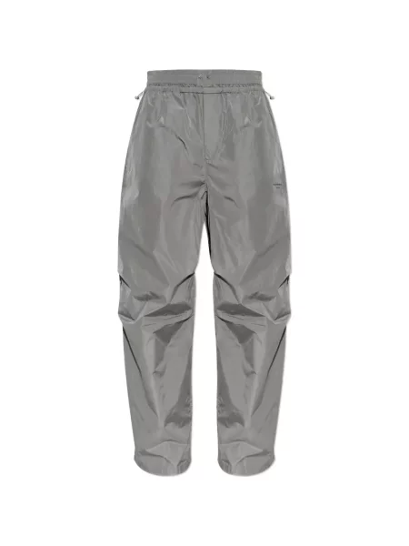 Pantaloni Alexander Wang alergare cu cordon gri