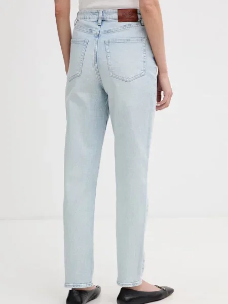 Calvin Klein Jeans jeansy mom fit niebieskie