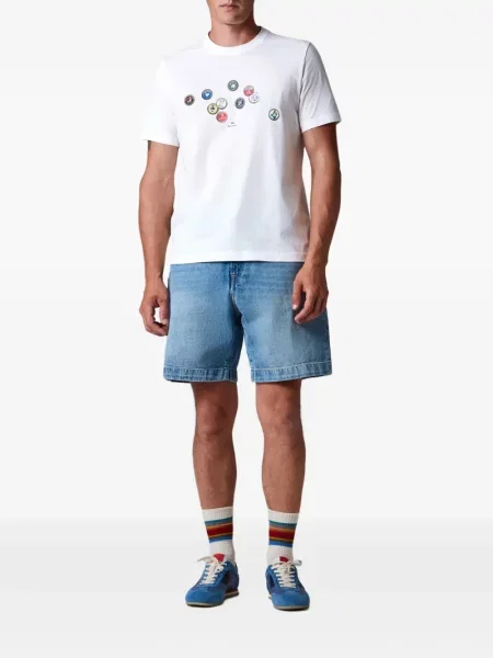 Tricou Ps Paul Smith cu imagine alb