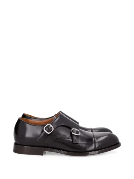 Pantofi monk Al Duca D’aosta 1902 cu cataramă maro