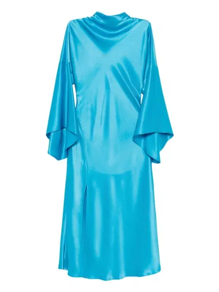 Rochie Pinko cu crăpătură de costum albastru