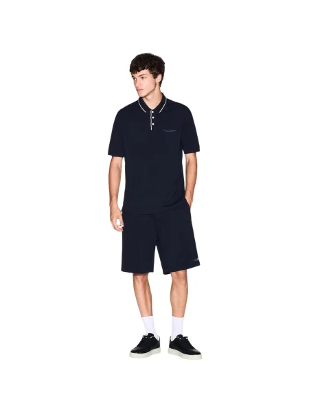Pantaloni Eax albastru