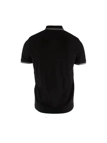 Koszulka polo Stone Island z kamieniami czarna