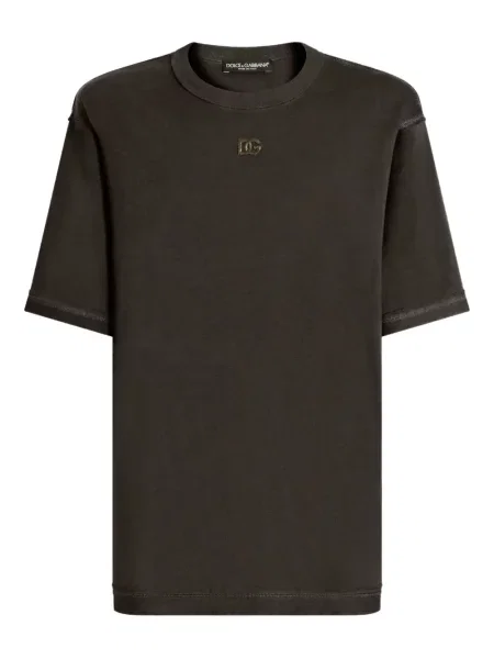 Tricou Dolce & Gabbana cu autograf maro