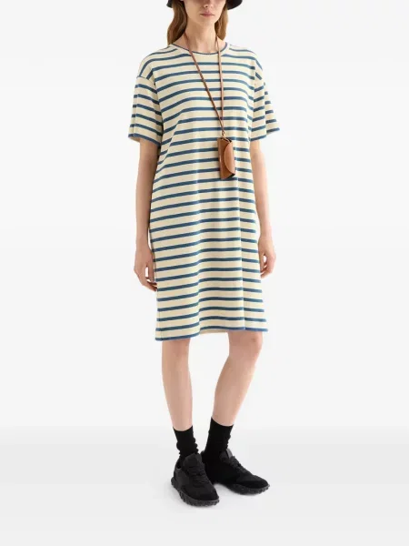 Rochie Jil Sander cu dungi de costum