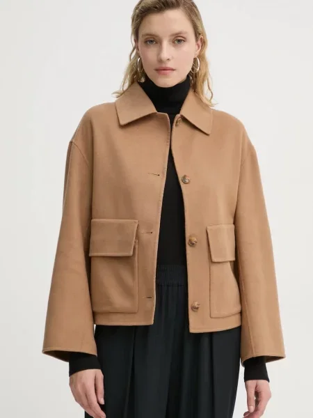 A.L.C. kurtka wełniana Winston brązowa