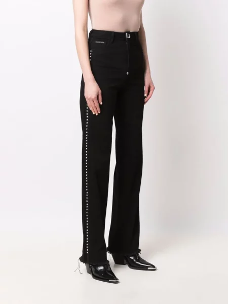 Křišťálové džíny Philipp Plein černé