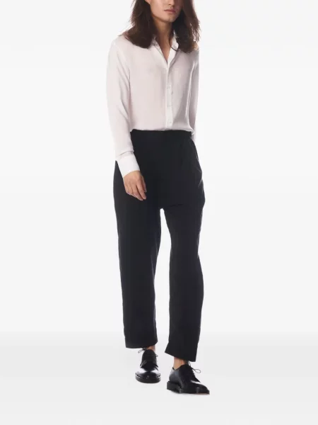 Pantaloni Tessitura Body Couture conici negru