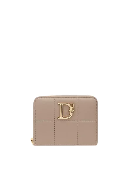 Portfel Dsquared2 beżowy