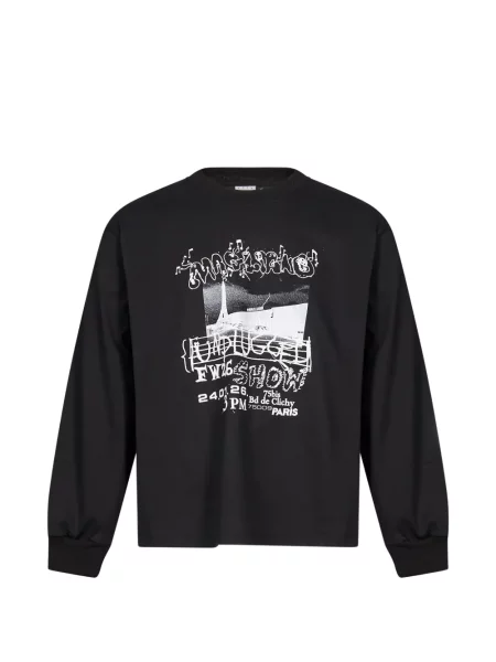 Lung tricou Magliano negru