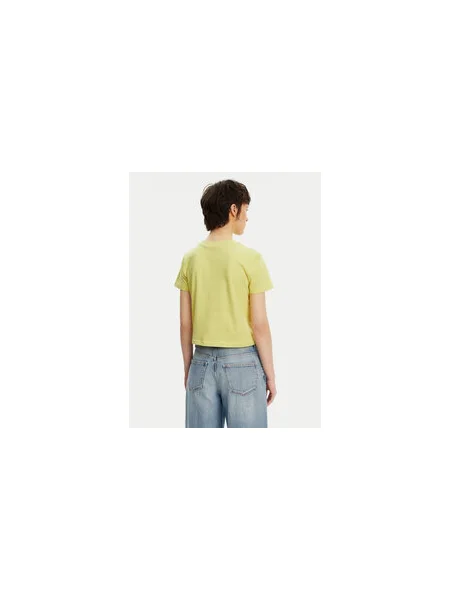 Calvin Klein Jeans Póló Monologo Slim Fit sárga