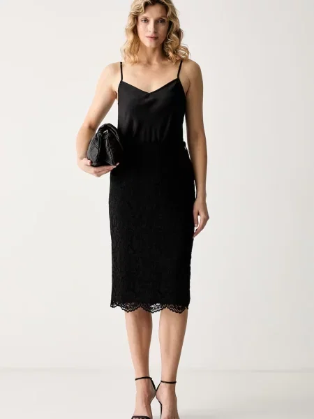 Guess спідниця-олівець мереживна KATRINA