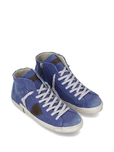 Vászon sneaker Philippe Model Paris kék