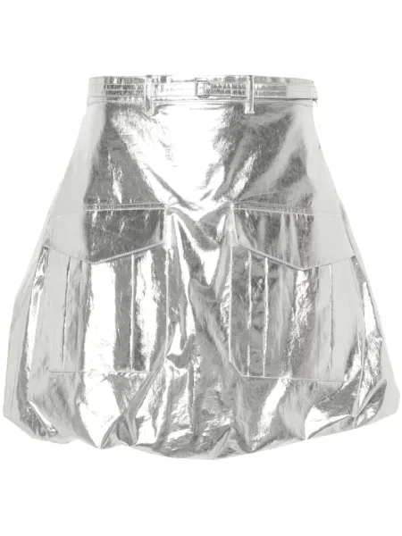 Fusta mini Rabanne argintiu