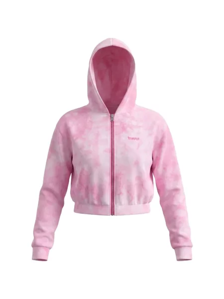 Bluza z kapturem dziecięca Disclaimer różowa