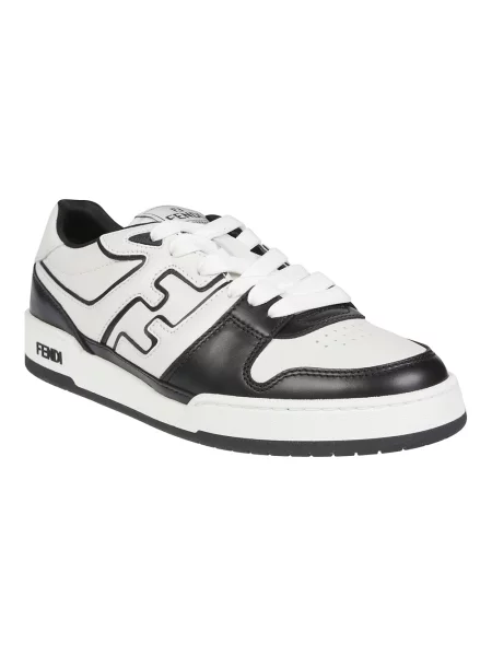Sneakersy Fendi skórzane białe