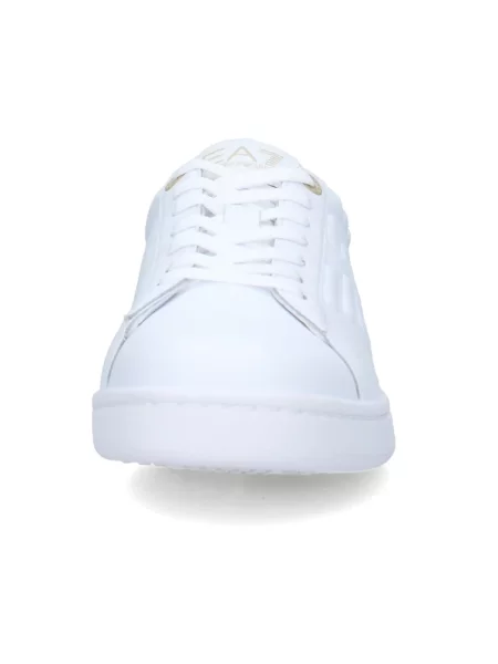 Sneakersy Emporio Armani skórzane klasyczne białe
