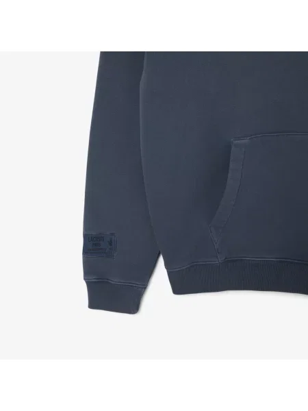 Lacoste Bluza Z Kapturem Loose Fit granatowa