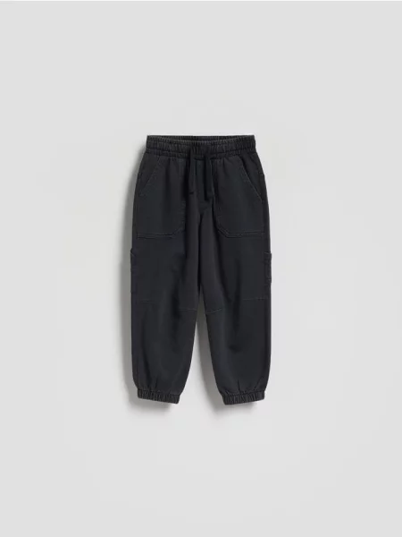 Джоггеры Reserved черные