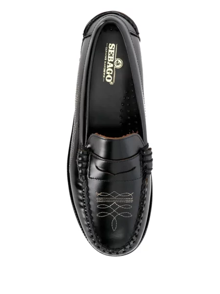 Лоуфъри Sebago бродирани черно