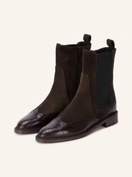 Pertini Chelsea Boots tmavě hnědá