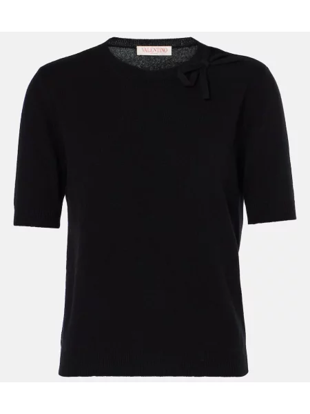Tricou Valentino de lână negru